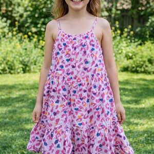 Spotted Zebra Pink Kids Casual Dress